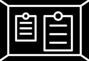 Noticeboard Icon Design Symbol vector
