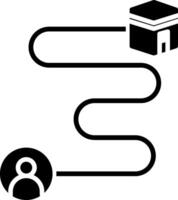 Route Icon Design Symbol vector