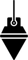 Plumb Bob Icon Design Symbol vector