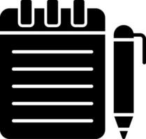 Notepad Icon Design Symbol vector