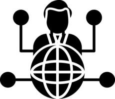 Outsource Icon Design Symbol vector