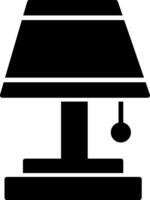Table Lamp Icon Design Symbol vector