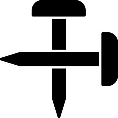 Nails Icon Design Symbol