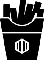 Fries Icon Design Symbol vector