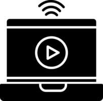 Online Streaming Icon Design Symbol vector