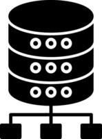 Database Icon Design Symbol vector