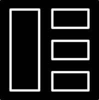 Grid Icon Design Symbol vector