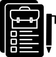 Job Description Icon Design Symbol vector