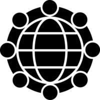 Global Network Icon Design Symbol vector