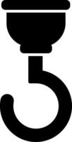 Hook Icon Design Symbol vector