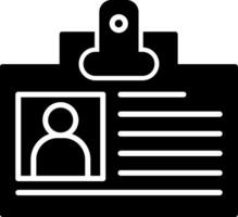 Id Card Icon Design Symbol vector