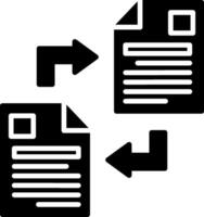Data Transfer Icon Design Symbol vector