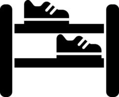 Shoe Rack Icon Design Symbol vector