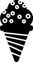 Ice Cream Cone Icon Design Symbol vector