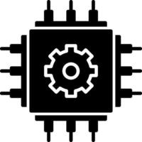 Cpu Icon Design Symbol vector