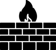 Firewall Icon Design Symbol vector