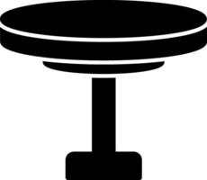 Round Table Icon Design Symbol vector