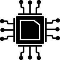 Cpu Icon Design Symbol vector