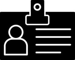 Identification Card Icon Design Symbol vector