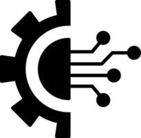Digital Transformation Icon Design Symbol vector