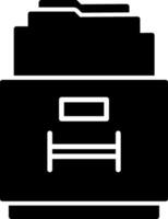 Filling Cabinet Icon Design Symbol vector