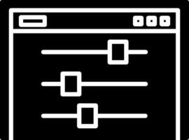 Control Icon Design Symbol vector