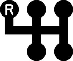 Gearshift Icon Design Symbol vector