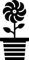 Flowerpot Icon Design Symbol vector
