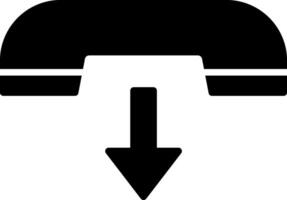 End Call Icon Design Symbol vector