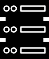 Database Icon Design Symbol vector