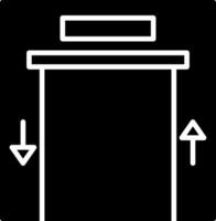 Elevator Icon Design Symbol vector