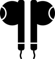 Earbuds Icon Design Symbol vector