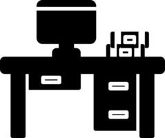 Desk Icon Design Symbol vector