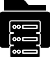 Data Storage Icon Design Symbol vector