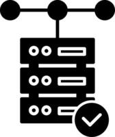 Database Icon Design Symbol vector