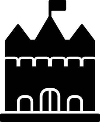 Castle Icon Design Symbol