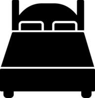 Double Bed Icon Design Symbol vector