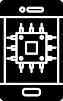 Cpu Icon Design Symbol vector