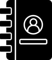 Contact List Icon Design Symbol vector