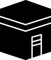 Kaaba Icon Design Symbol vector