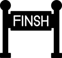 Finish Line Icon Design Symbol vector