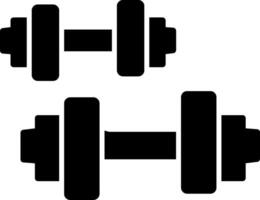 Dumbell Icon Design Symbol vector
