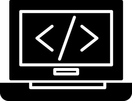 Coding Icon Design Symbol vector