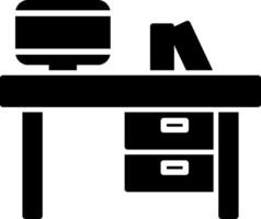 Desk Icon Design Symbol vector