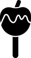 Caramelized Apple Icon Design Symbol vector
