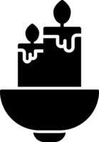 Candles Icon Design Symbol vector