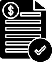 Bill Icon Design Symbol vector