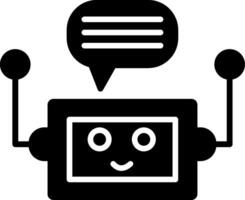 Chatbot Icon Design Symbol vector