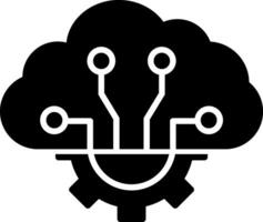 Cloud Computing Icon Design Symbol vector
