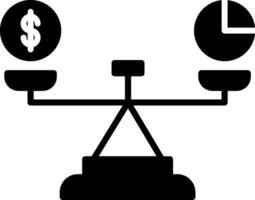 Balance Icon Design Symbol vector